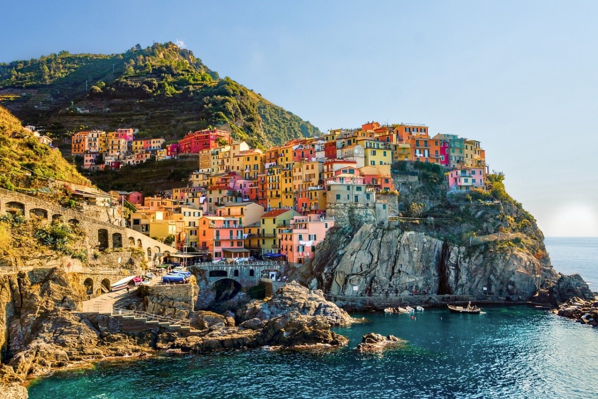 意大利、海、房屋免费图片