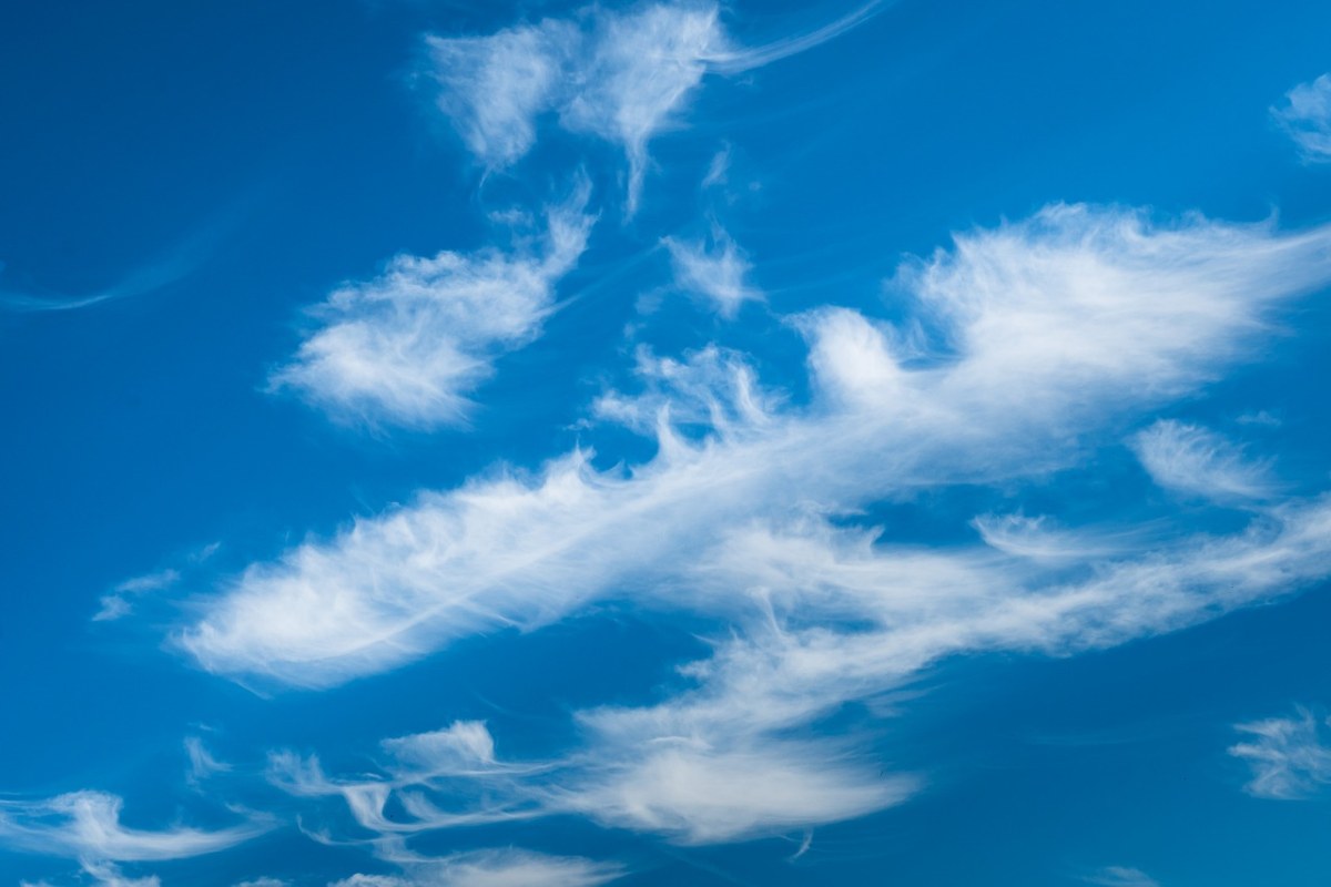 蓝天天空与云的图片免费图片