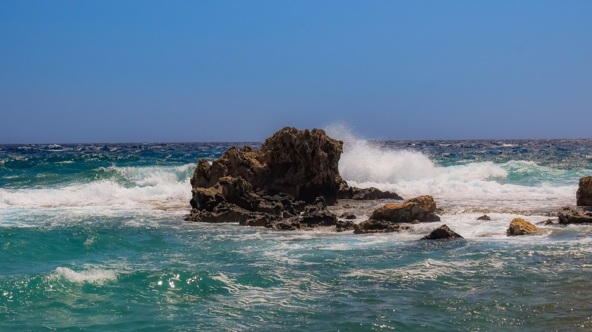 岩质海岸、波、自然免费图片