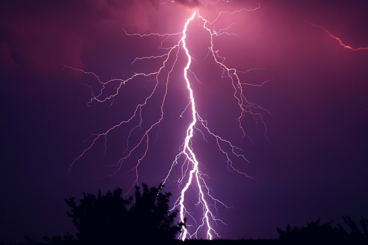 雷声、雷暴、紫罗兰色免费图片