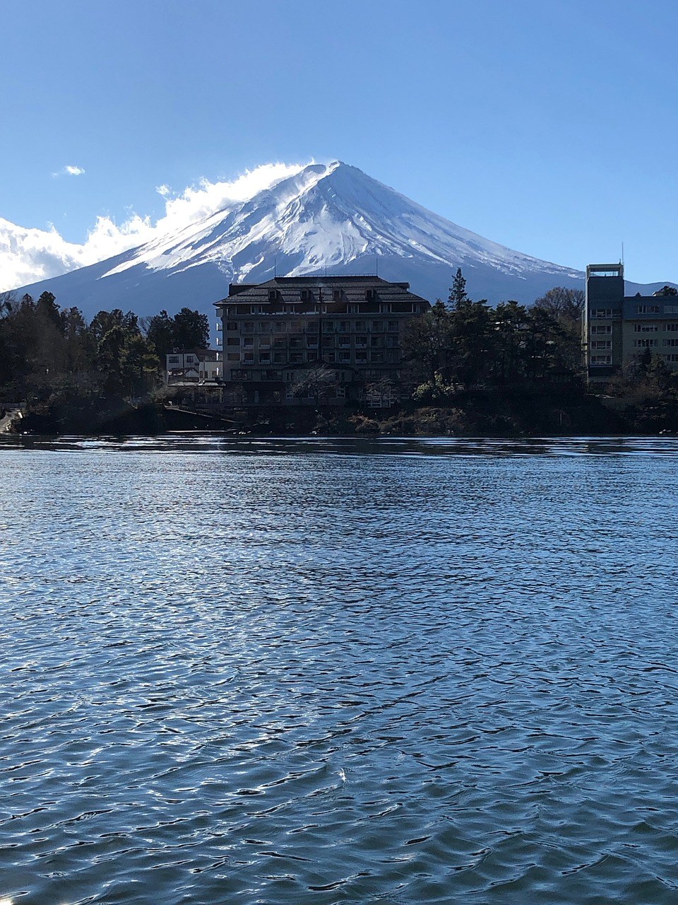 富士山、湖、富士免费图片