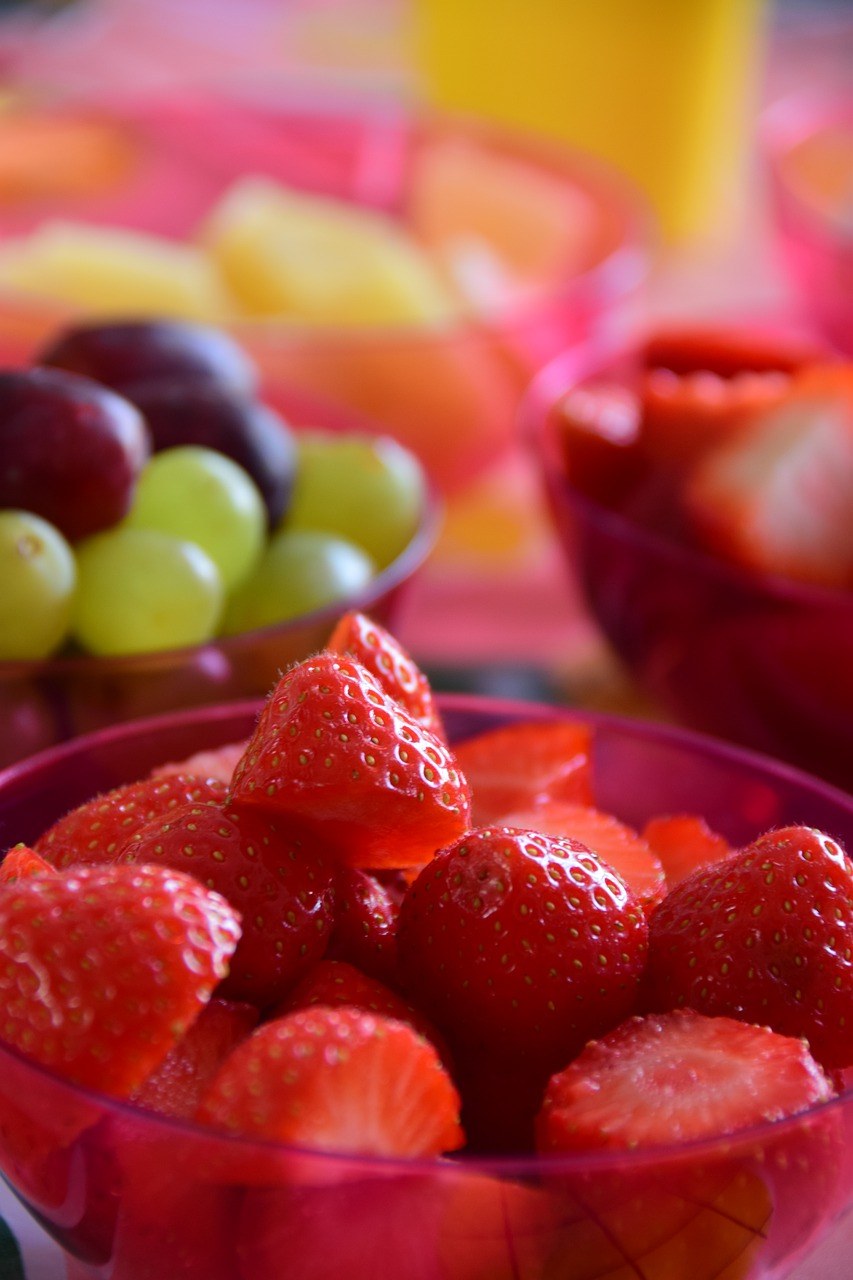 草莓、水果、甜点免费图片