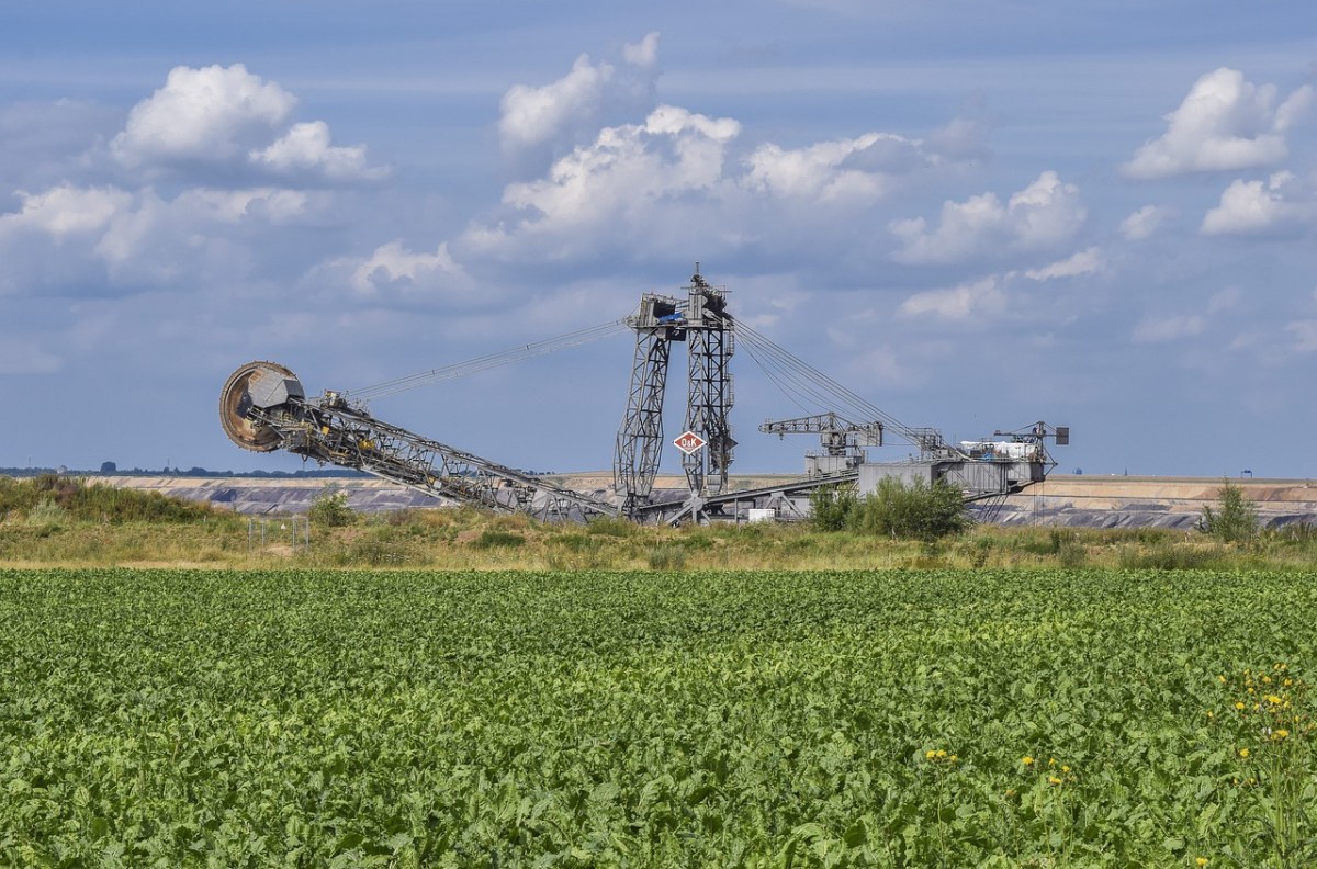 景观,露天开采,挖掘