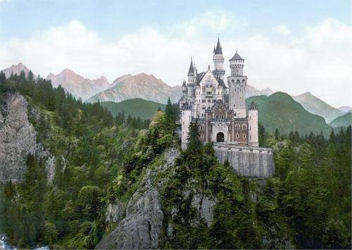 新天鹅堡、﹣、城堡、巴伐利亚