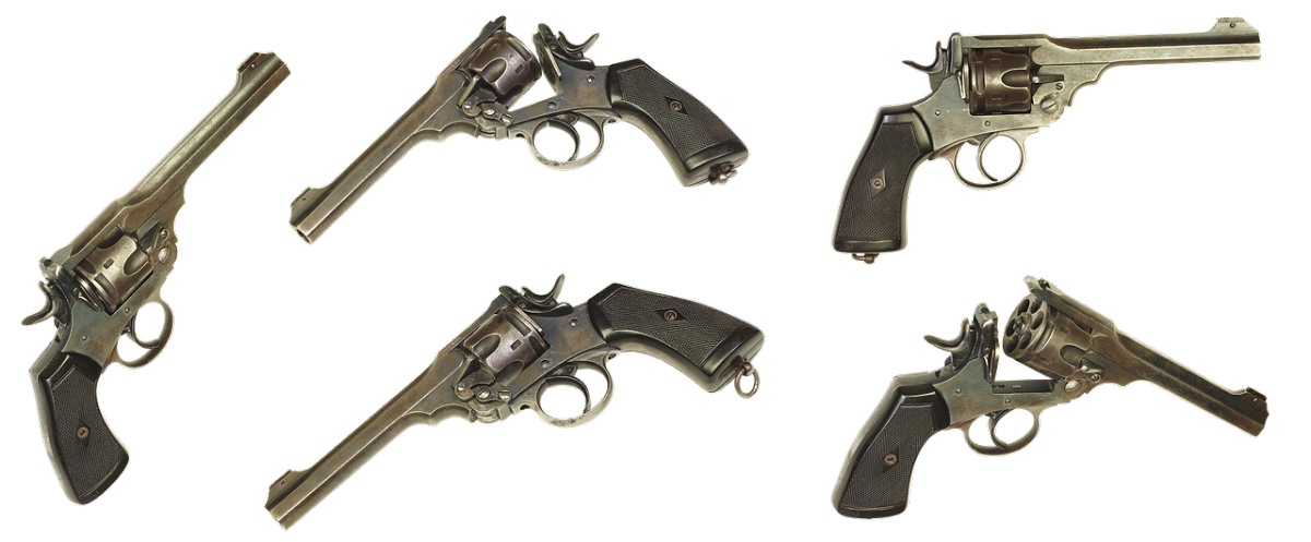 韦伯利,斯科特的标记vi,左轮手枪,枪