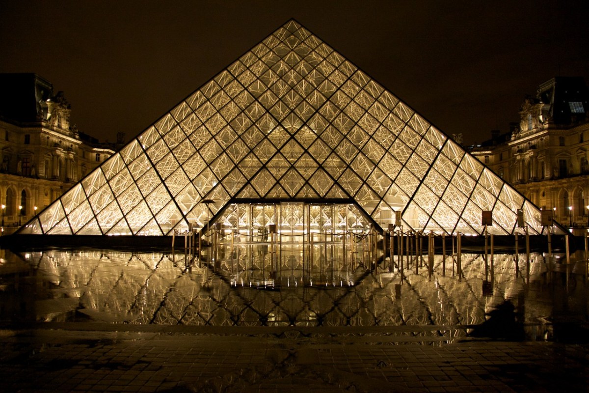 罗浮宫、玻璃金字塔、巴黎免费图片