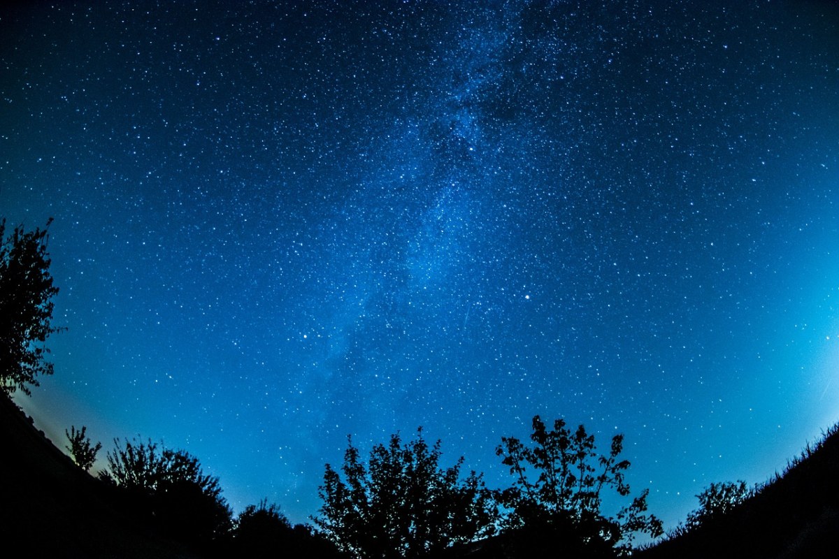 银河,星空,天空