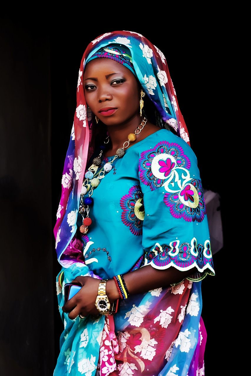 非洲的女人,女子,尼日利亚的女人