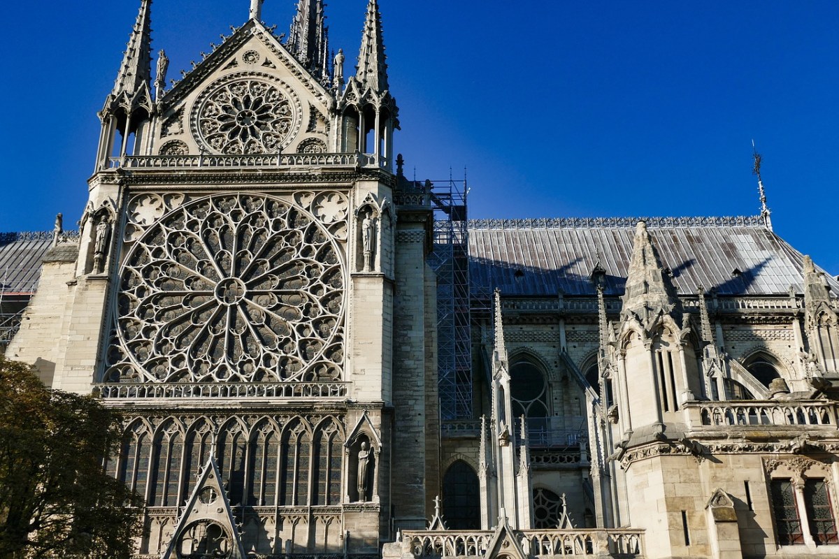 巴黎圣母院、架构、教会免费图片