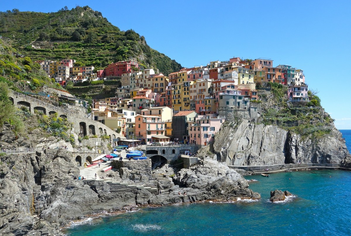意大利五渔村的建筑物免费图片