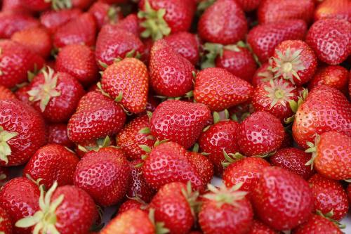 草莓、莓果、美味