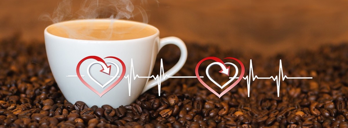 咖啡、杯、心率免费图片