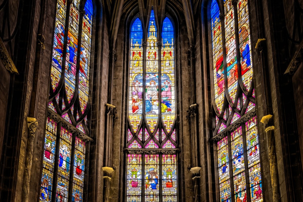 教会、窗口、彩色玻璃免费图片