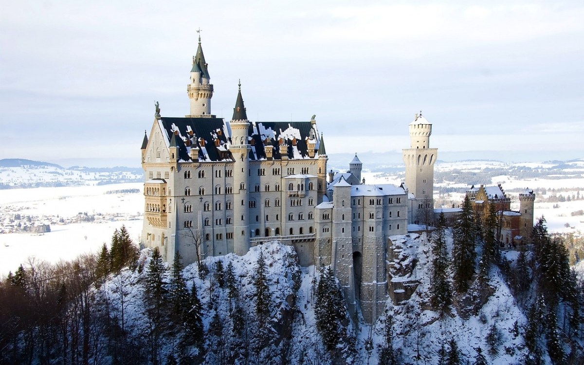 新天鹅堡、﹣、城堡、巴伐利亚免费图片