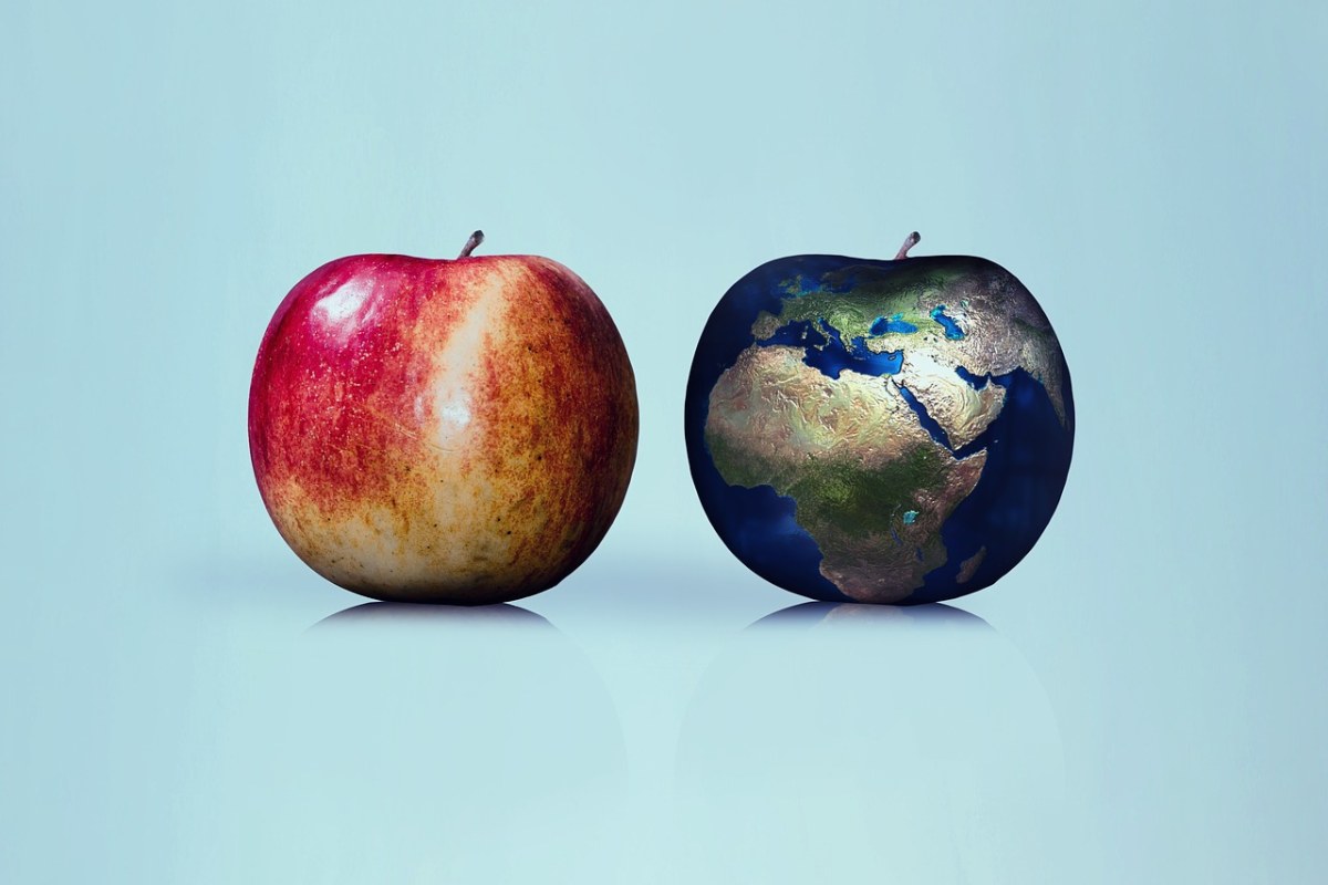 苹果,地球,环球
