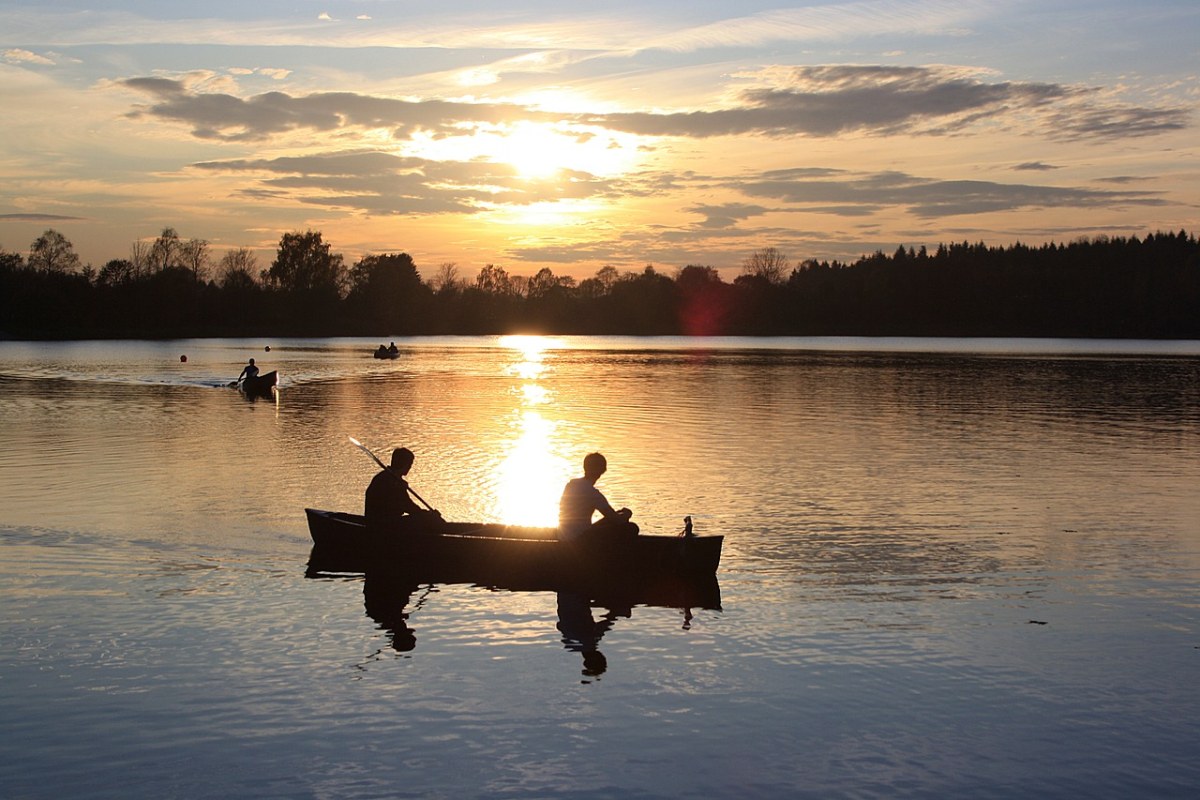 湖、水、划独木舟免费图片