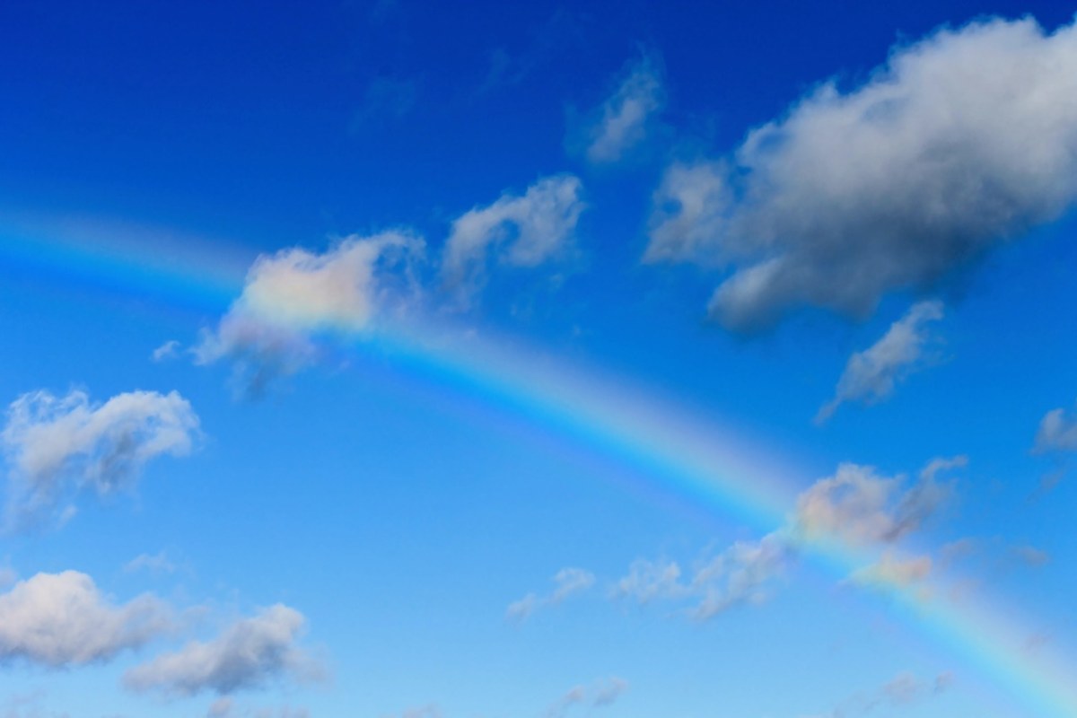 彩虹、天空、频谱免费图片