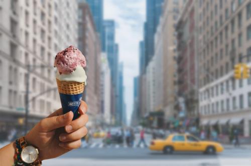 纽约、夏天、冰淇淋