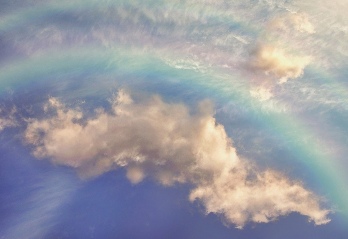 天空、云、彩虹免费图片