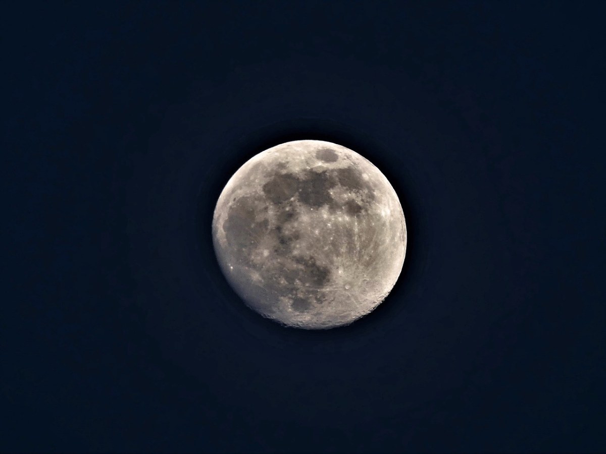 月球,发光,满月