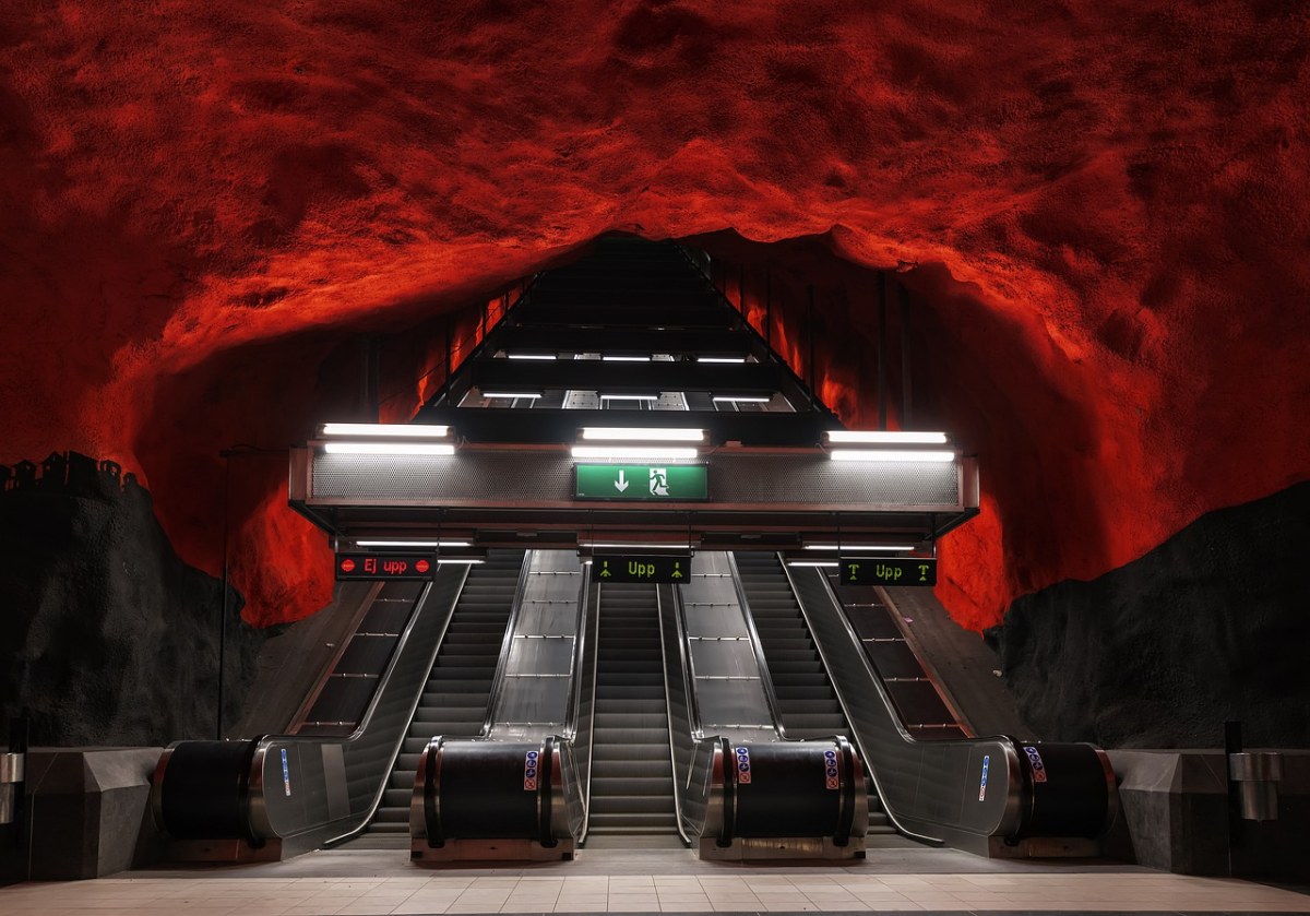 斯德哥尔摩、瑞典、地铁免费图片