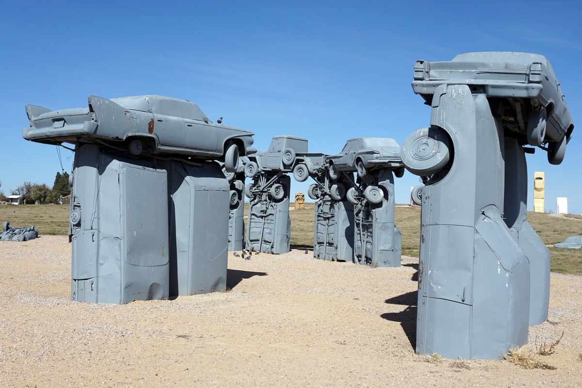 carhenge,车,艺术