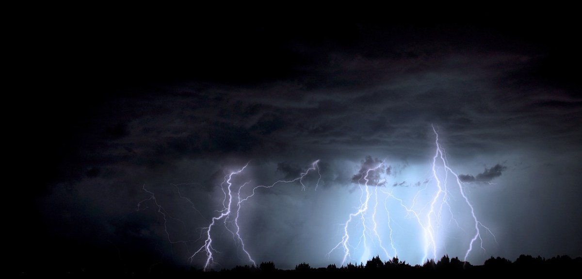 闪电、风暴、亚利桑那州免费图片