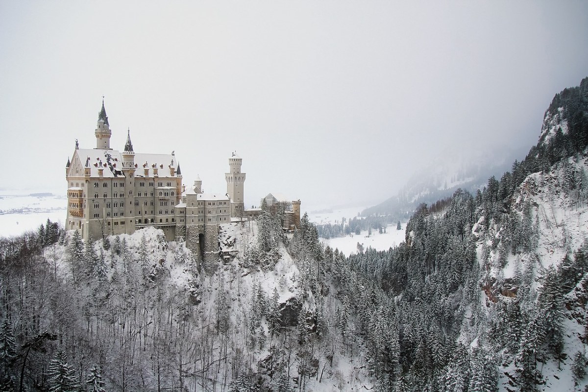 新天鹅堡、﹣、德国、城堡免费图片