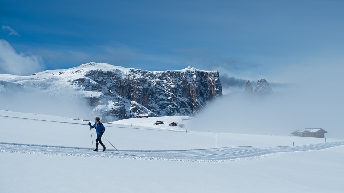 越野滑雪、雪、寒冬免费图片