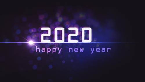 2020年新年快乐背景图片
