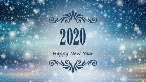 2020年新年贺卡背景图片