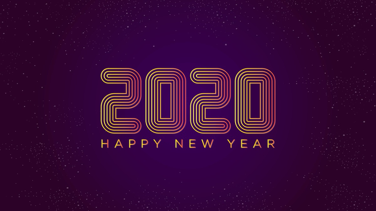新年快乐、新的一年、2020年免费图片