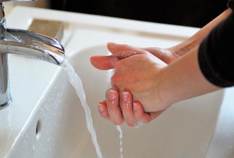 讲卫生洗手的图片